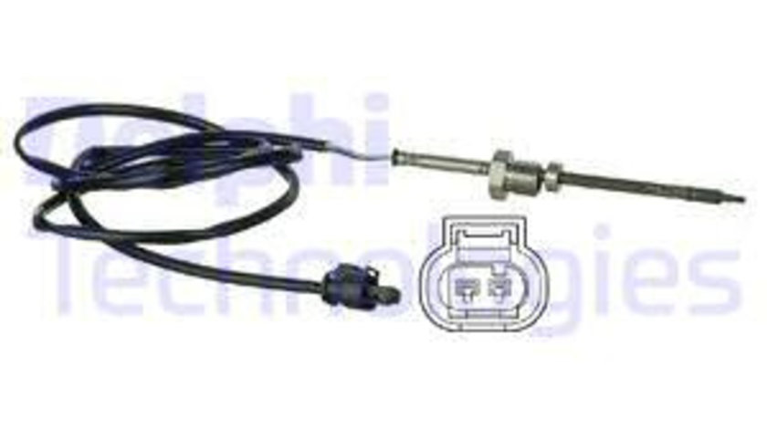 Senzor, temperatura gaze evacuare Filtru de particule (TS30054 DELPHI) MERCEDES-BENZ,SMART