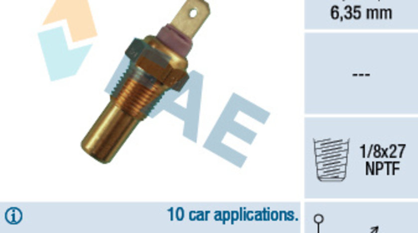 Senzor,temperatura lichid de racire (31270 FAE) FORD