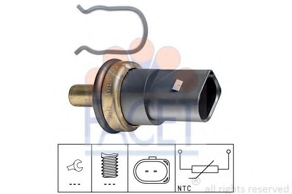 Senzor,temperatura lichid de racire AUDI A6 (4G2, C7, 4GC) (2010 - 2016) FACET 7.3278 piesa NOUA