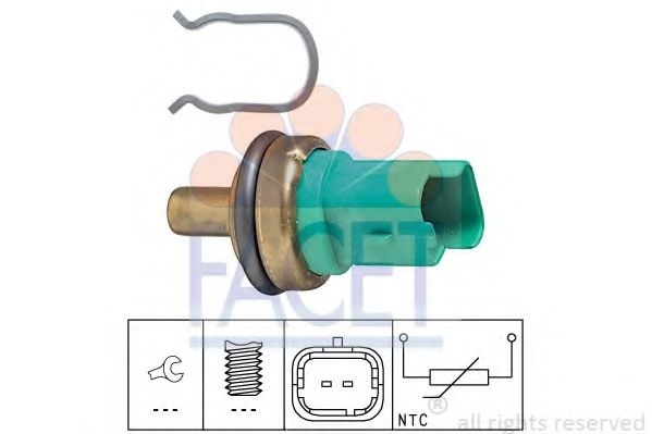 Senzor,temperatura lichid de racire CITROEN C8 (EA, EB) (2002 - 2016) FACET 7.3292 piesa NOUA