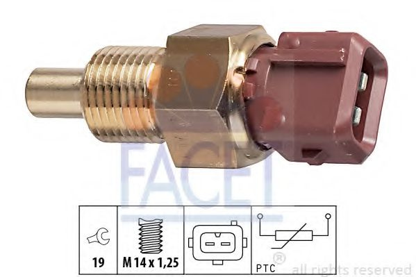 Senzor,temperatura lichid de racire CITROEN SAXO (S0, S1) (1996 - 2004) FACET 7.3308 piesa NOUA