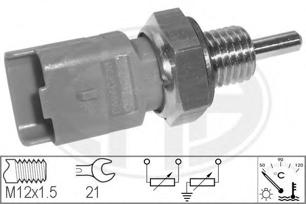 Senzor,temperatura lichid de racire CITROEN XANTIA Estate (X2) (1998 - 2003) ERA 330551 piesa NOUA