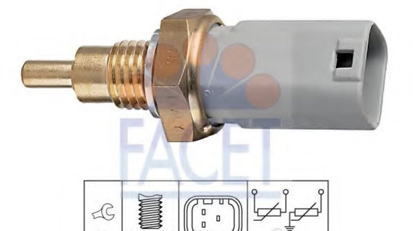 Senzor,temperatura lichid de racire FIAT BRAVO I (182) (1995 - 2001) FACET 7.3277 piesa NOUA