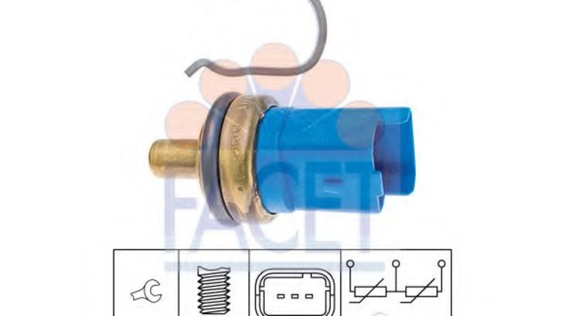 Senzor,temperatura lichid de racire FIAT DUCATO bus (244) (2002 - 2016) FACET 7.3293 piesa NOUA