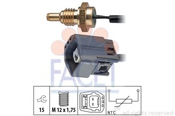 Senzor,temperatura lichid de racire FORD FOCUS C-MAX (2003 - 2007) FACET 7.3295 piesa NOUA