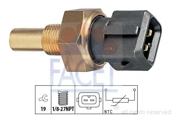 Senzor,temperatura lichid de racire FORD MONDEO II (BAP) (1996 - 2000) FACET 7.3165 piesa NOUA