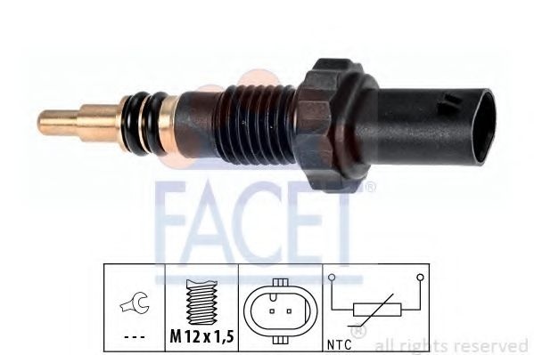 Senzor,temperatura lichid de racire MINI MINI (R56) (2006 - 2013) FACET 7.3348 piesa NOUA