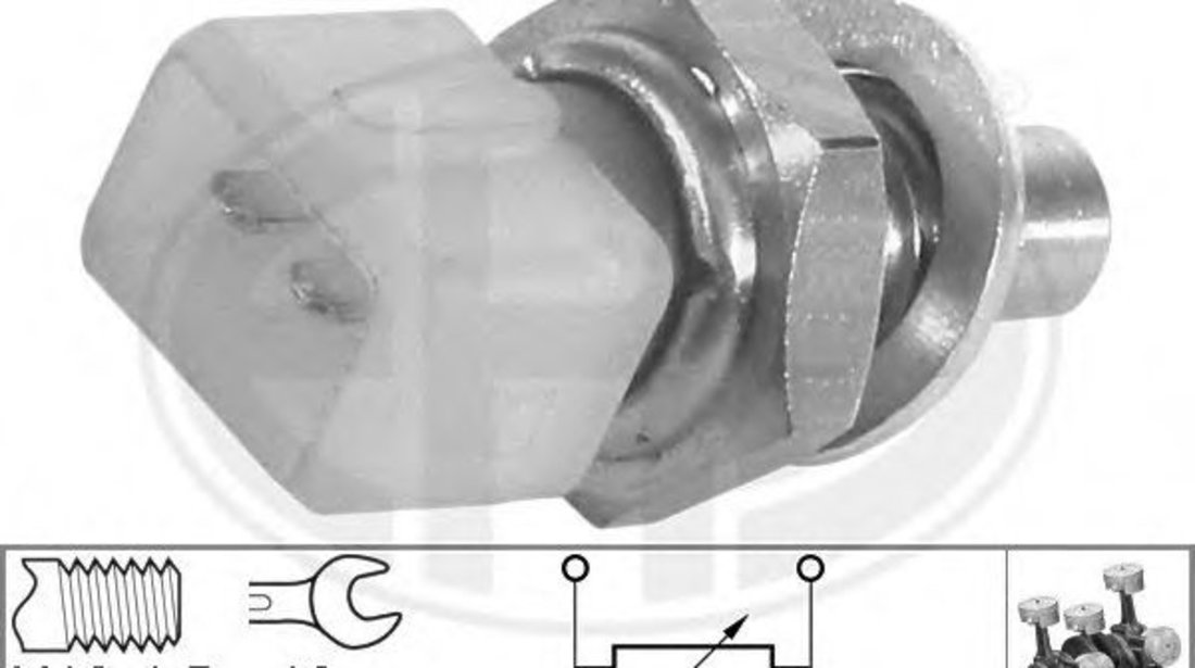 Senzor,temperatura lichid de racire OPEL MOVANO autobasculanta (H9) (1999 - 2010) ERA 330132 piesa NOUA