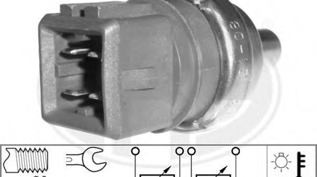 Senzor,temperatura lichid de racire SEAT CORDOBA Vario (6K5) (1999 - 2002) ERA 330497 piesa NOUA