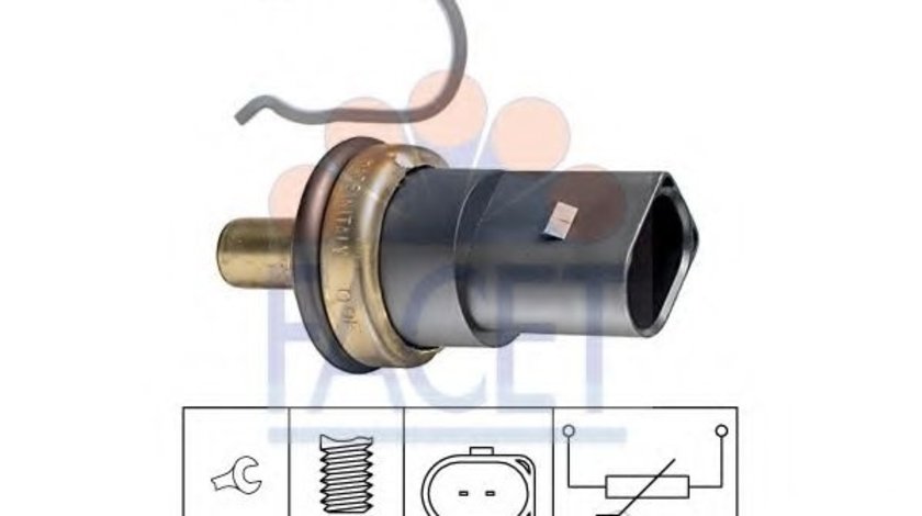 Senzor,temperatura lichid de racire SKODA OCTAVIA III (5E3) (2012 - 2016) FACET 7.3278 piesa NOUA