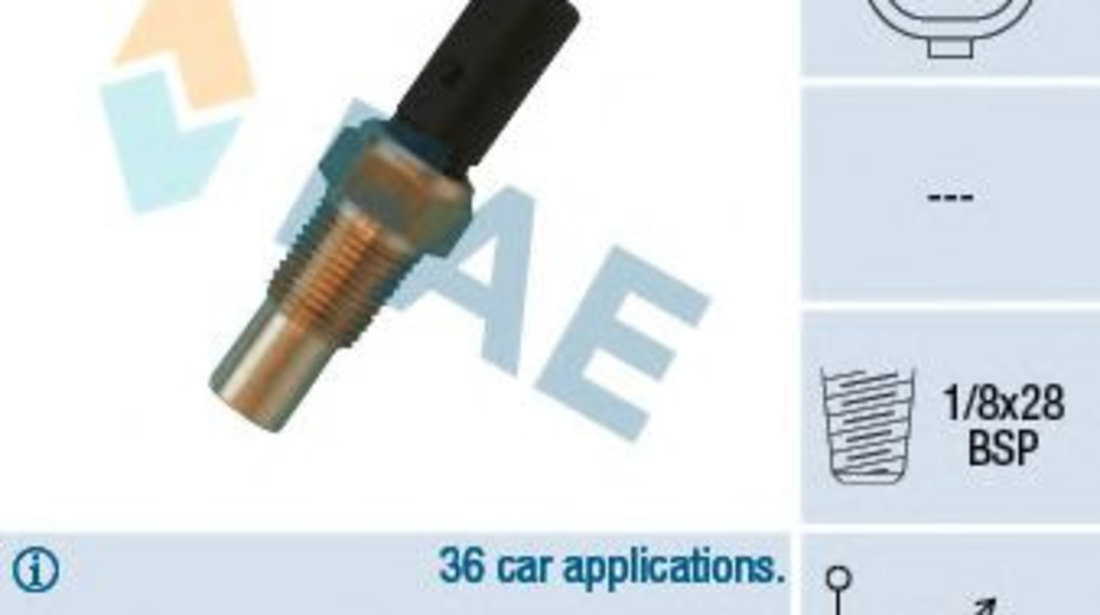 Senzor,temperatura lichid de racire TOYOTA COROLLA Hatchback (E11) (1997 - 2002) FAE 32650 piesa NOUA