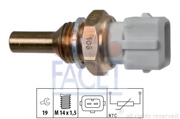 Senzor,temperatura lichid de racire VOLVO V70 I (LV) (1996 - 2000) FACET 7.3126 piesa NOUA