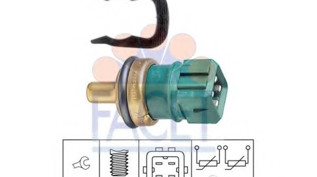 Senzor,temperatura lichid de racire VW BORA Combi (1J6) (1999 - 2005) FACET 7.3260 piesa NOUA