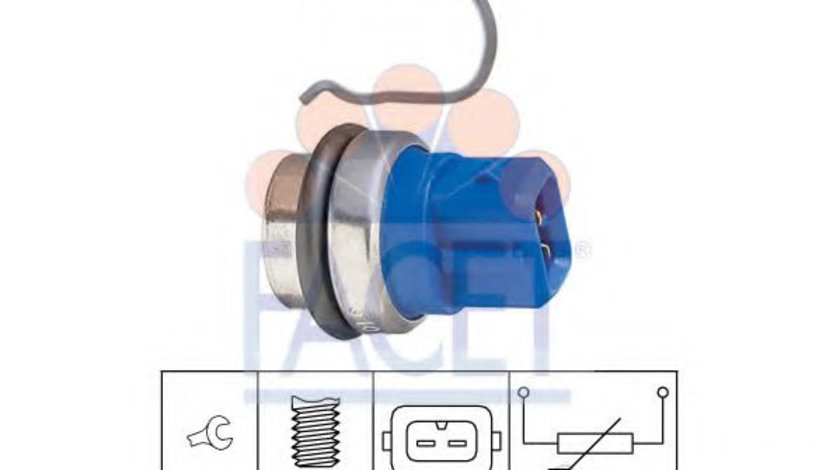 Senzor,temperatura lichid de racire VW GOLF III Variant (1H5) (1993 - 1999) FACET 7.3101 piesa NOUA