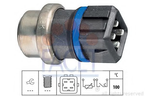 Senzor,temperatura lichid de racire VW SHARAN (7M8, 7M9, 7M6) (1995 - 2010) FACET 7.3536 piesa NOUA