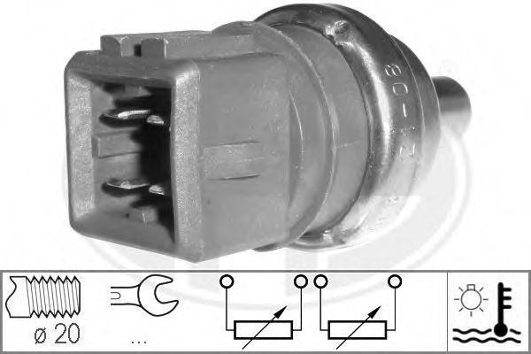 Senzor,temperatura lichid de racire VW SHARAN (7M8, 7M9, 7M6) (1995 - 2010) ERA 330497 piesa NOUA