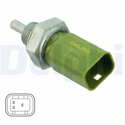 Senzor Temperatura Lichid Racire Delphi Renault TS10482