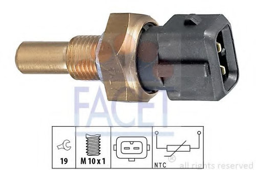 Senzor,temperatura ulei AUDI A4 (8E2, B6) (2000 - 2004) FACET 7.3255 piesa NOUA