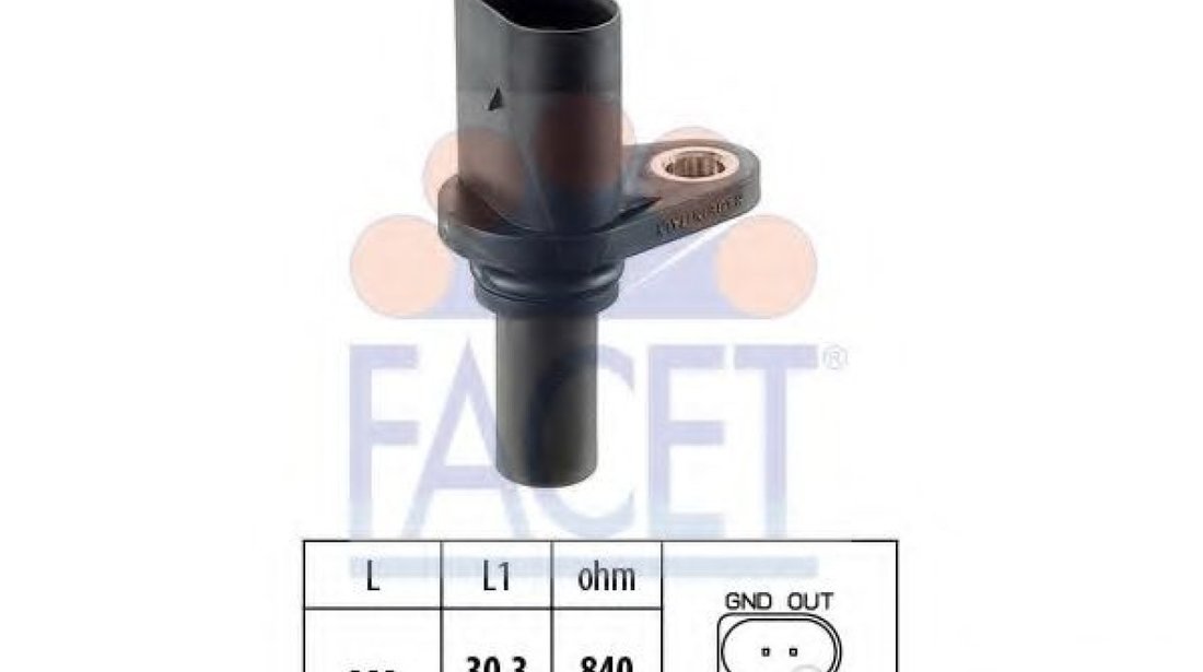 Senzor turatie, cutie de viteza automata VW GOLF IV (1J1) (1997 - 2005) FACET 9.0221 piesa NOUA