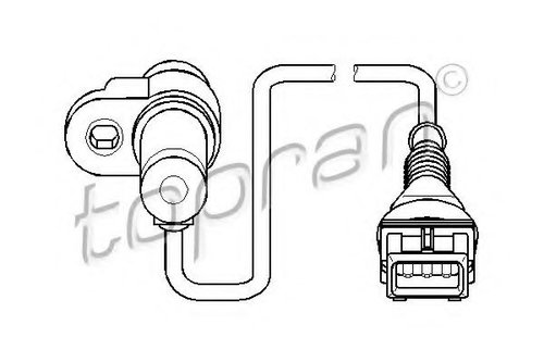 Senzor turatie,management motor BMW Seria 3 (E46) (1998 - 2005) TOPRAN 500 988 piesa NOUA