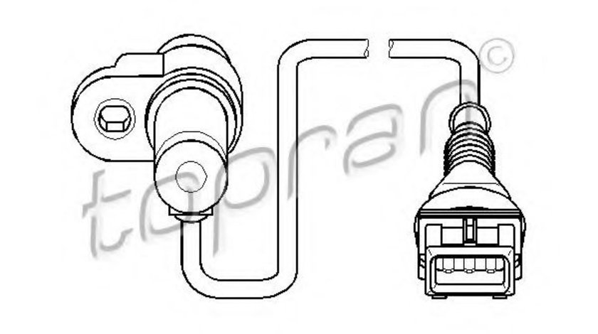 Senzor turatie,management motor BMW X5 (E53) (2000 - 2006) TOPRAN 500 988 piesa NOUA