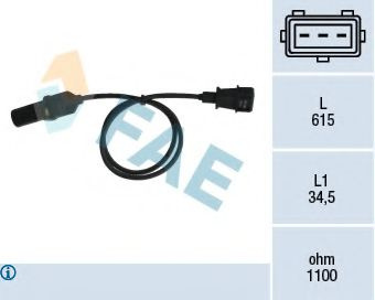 Senzor turatie,management motor FIAT MAREA (185) (1996 - 2007) FAE 79005 piesa NOUA