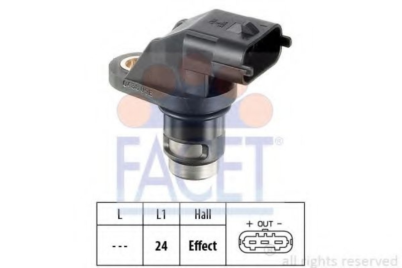 Senzor turatie,management motor MERCEDES CLK Cabriolet (A209) (2003 - 2010) FACET 9.0438 piesa NOUA