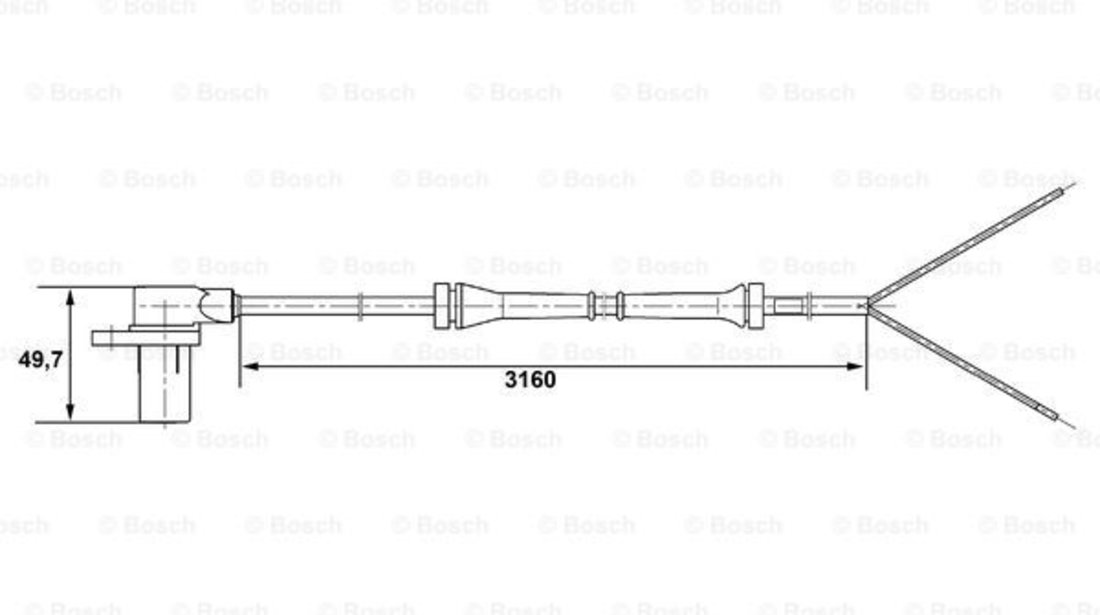 Senzor,turatie roata (0265006195 BOSCH)