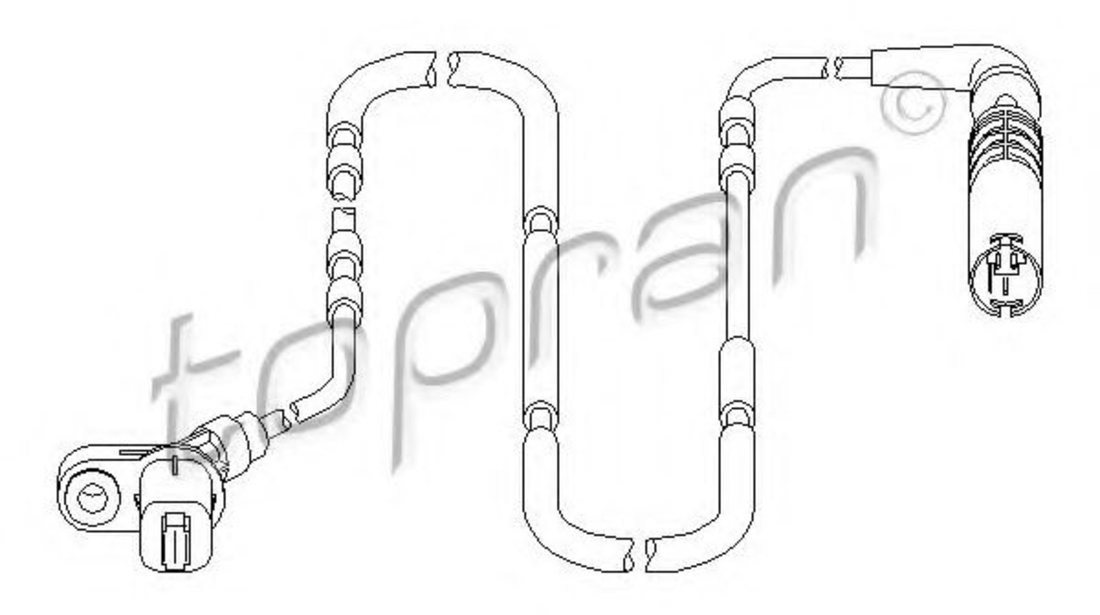 Senzor,turatie roata BMW Seria 3 Cabriolet (E46) (2000 - 2007) TOPRAN 500 980 piesa NOUA