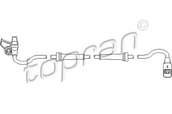 Senzor,turatie roata CITROEN C4 Cupe (LA) (2004 - 2011) TOPRAN 721 618 piesa NOUA