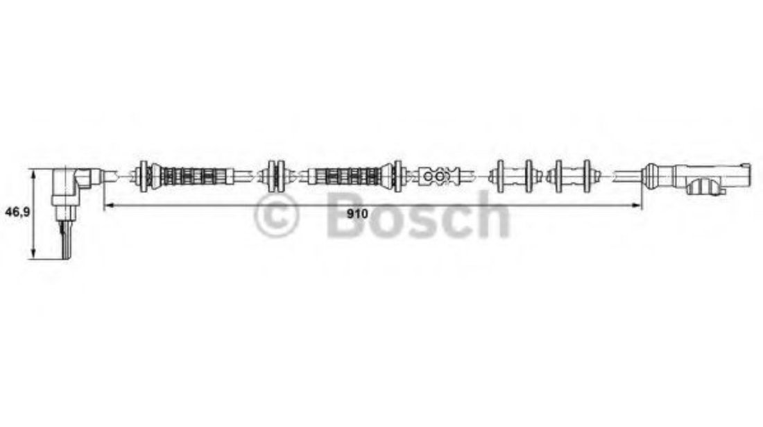 Senzor,turatie roata FIAT PANDA (169) (2003 - 2016) BOSCH 0 265 007 448 piesa NOUA