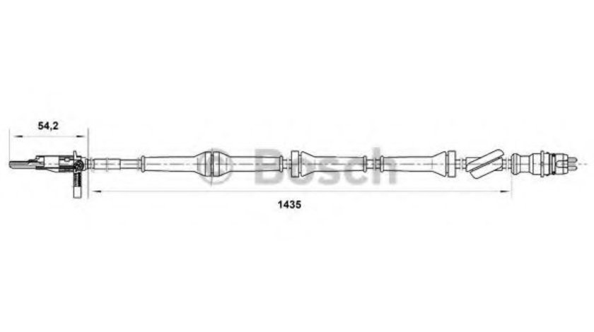 Senzor,turatie roata FIAT PUNTO (188) (1999 - 2016) BOSCH 0 265 007 072 piesa NOUA