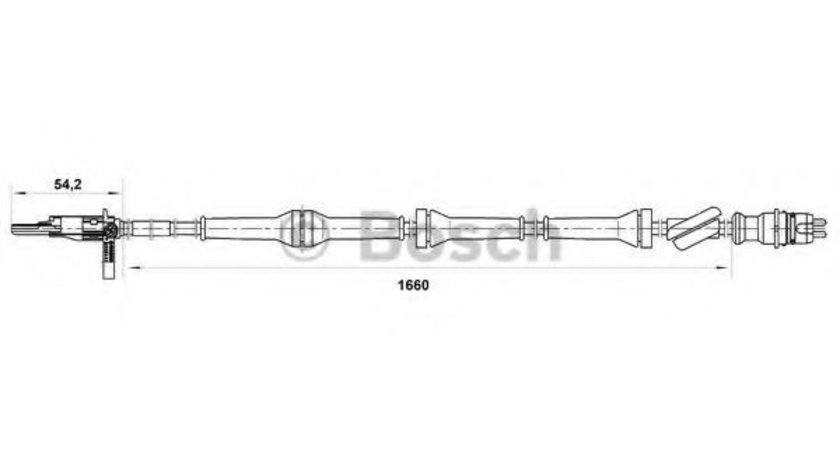 Senzor,turatie roata FIAT PUNTO (188) (1999 - 2016) BOSCH 0 265 007 071 piesa NOUA