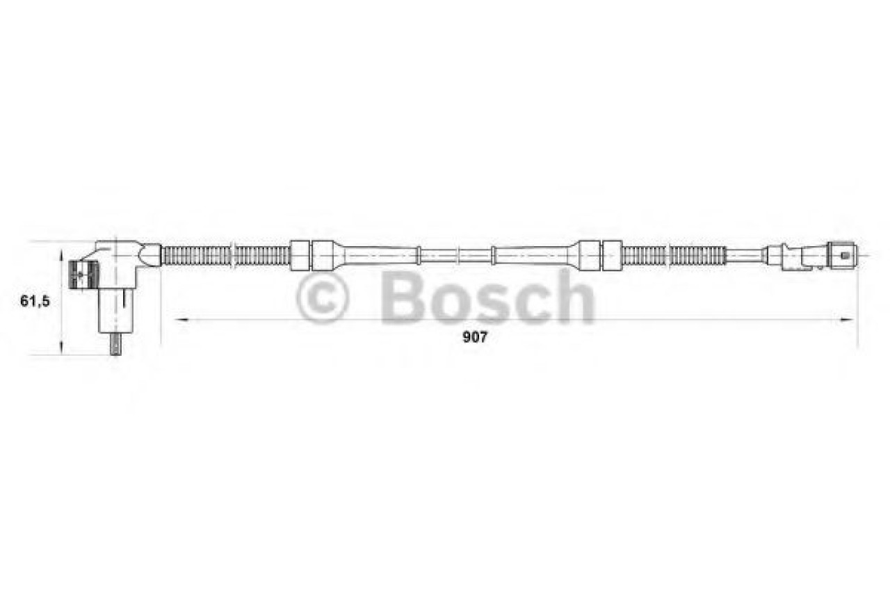 Senzor,turatie roata FIAT SCUDO combinato (220P) (1996 - 2006) BOSCH 0 265 006 504 piesa NOUA