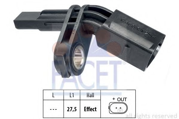 Senzor,turatie roata VW GOLF V (1K1) (2003 - 2009) FACET 21.0007 piesa NOUA