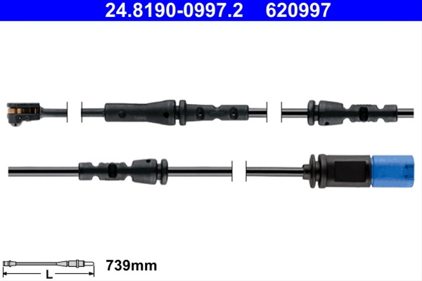 Senzor Uzura Placute Frana Ate Bmw 24.8190-0997.2