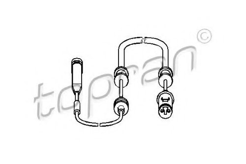 Senzor, uzura placute frana OPEL VECTRA B (36) (1995 - 2002) TOPRAN 203 973 piesa NOUA