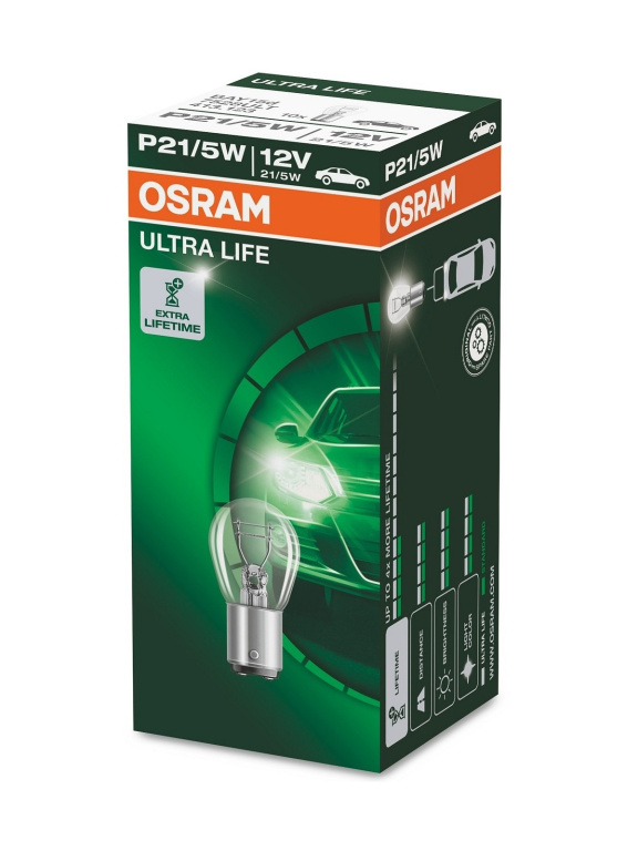 Set 10 Buc Bec Osram P21/5W 12V 21/5W Ultra Life 7528ULT