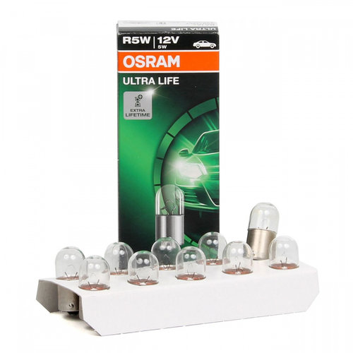 Set 10 Buc Bec Osram R5W 12V 5W Ultra Life 5007ULT