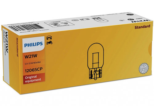 Set 10 Buc Bec Philips W21W 12V 21W 12065CP