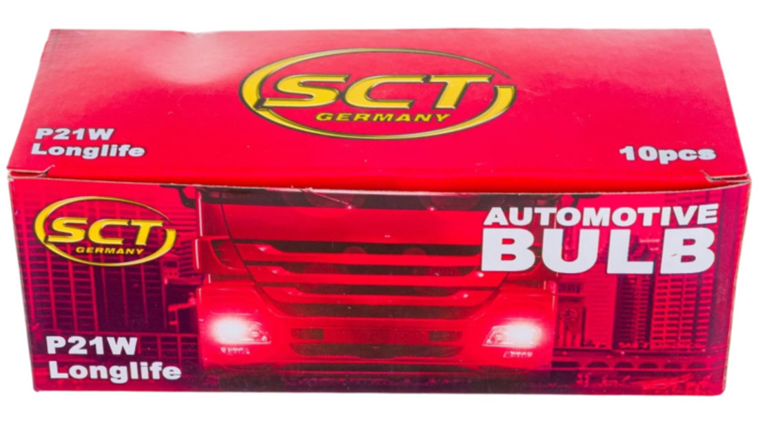 Set 10 Buc Bec Sct P21W 24V 21W BA15s 202341