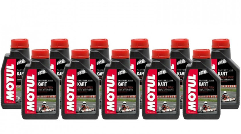 Set 11 Buc Ulei Motor Kart Motul Kart Grand Prix 2T 1L 105884