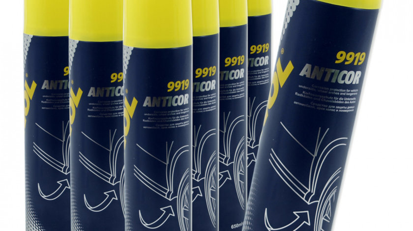 Set 12 Buc Mannol Spray Protectie Anticoroziv Si Antiabraziv 650ML 9919