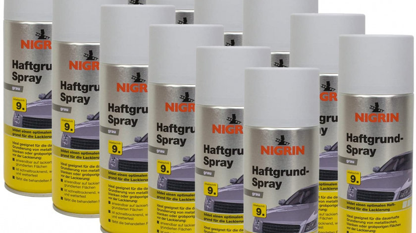 Set 12 Buc Nigrin Spray Vopsea Grund 400ML 74115
