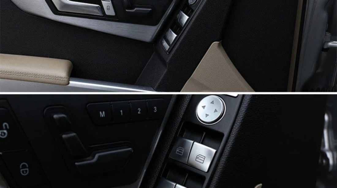 Set 14 Buc Capace Butoane Compatibil Mercedes-Benz GLK-Class X204 2008-2014 Aluminiu 8048