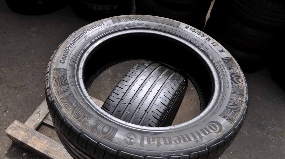 SET 2 Anvelope Vara 215/55 R17 CONTINENTAL ContiPremiumContact 5 94V