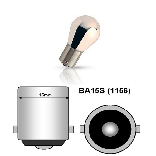 Set 2 Buc Bec Art P21W 12V 21W Crom 090117-2