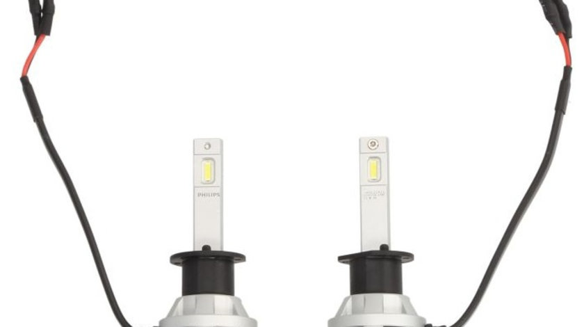 Set 2 Buc Bec Led Philips H1 12/24V 19W Ultinon Essential LED gen2 Alb 6500K 11258UE2X2