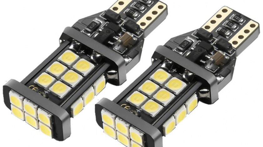 Set 2 Buc Bec Led T15 24 SMD 12V-24V LED 285