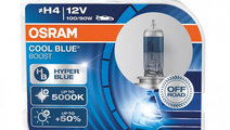 Set 2 Buc Bec Osram H4 12V 100/90W P43T Cool Blue ...